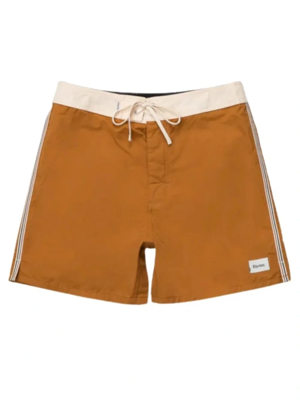 Rhythm Men's Heritage Boardshorts Dijon with Cream Waistband Size 28 Beach Surf